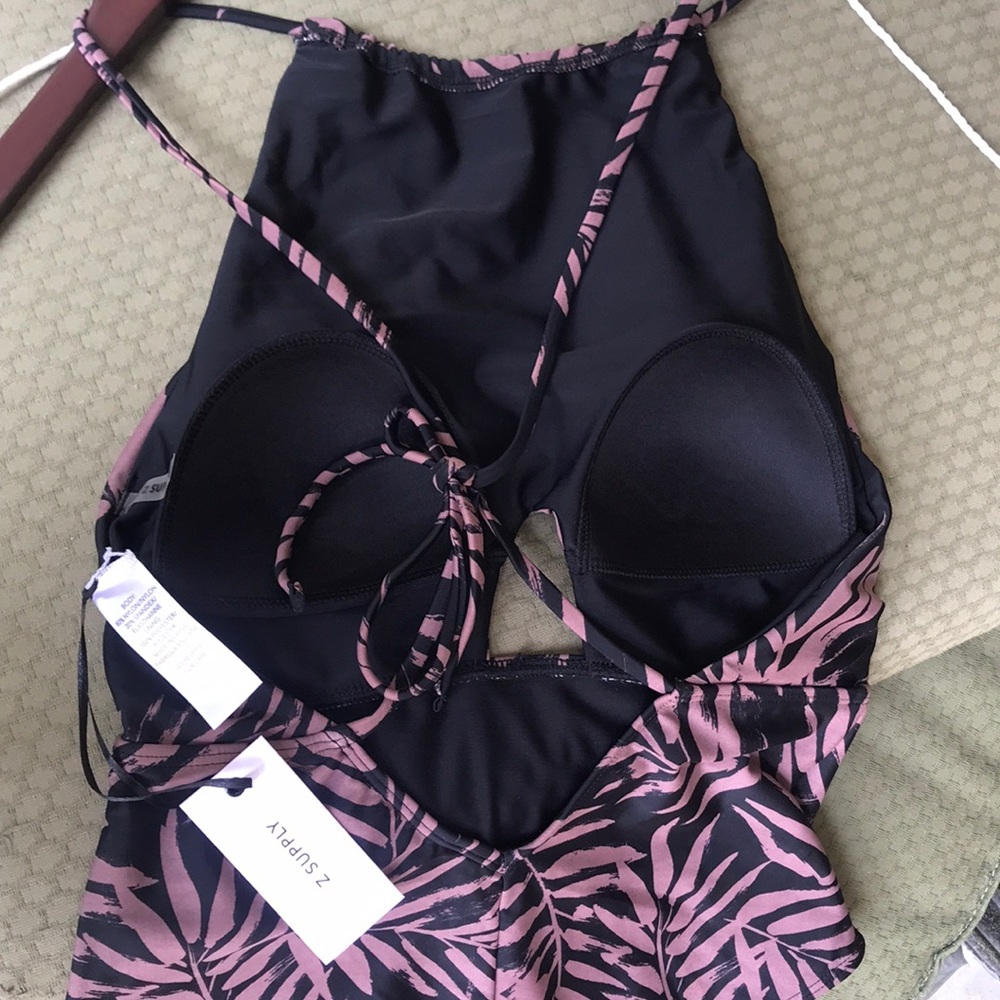 Z Supply The Kya Palm wmns onepiece swimsuit small - Picture 6 of 7